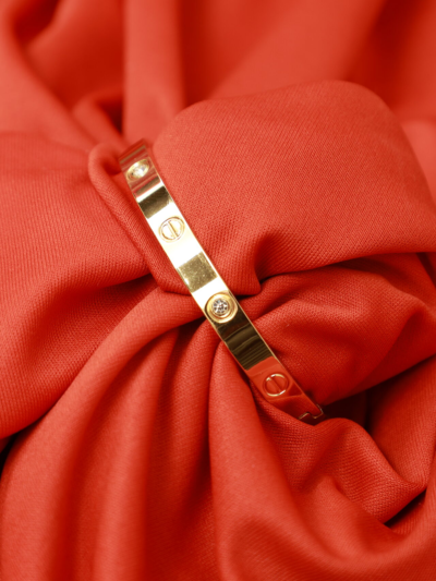 Anti Tarnish Round Crystals Kada