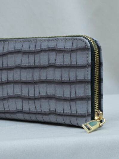 Big Zipper Hand Wallet(Grey)